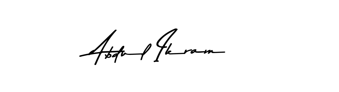 Create a beautiful signature design for name Abdul Ikram. With this signature (Asem Kandis PERSONAL USE) fonts, you can make a handwritten signature for free. Abdul Ikram signature style 9 images and pictures png
