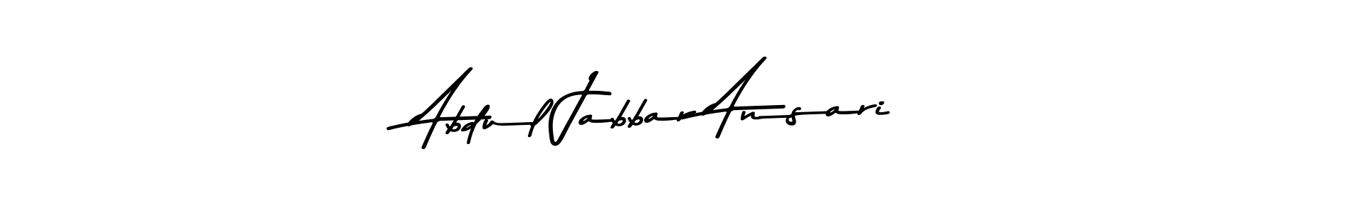 You can use this online signature creator to create a handwritten signature for the name Abdul Jabbar Ansari. This is the best online autograph maker. Abdul Jabbar Ansari signature style 9 images and pictures png