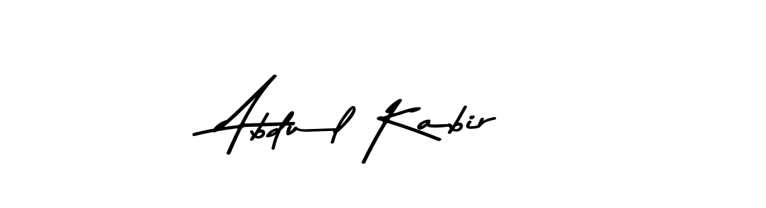 How to make Abdul Kabir name signature. Use Asem Kandis PERSONAL USE style for creating short signs online. This is the latest handwritten sign. Abdul Kabir signature style 9 images and pictures png