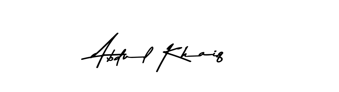 Design your own signature with our free online signature maker. With this signature software, you can create a handwritten (Asem Kandis PERSONAL USE) signature for name Abdul Khaiq. Abdul Khaiq signature style 9 images and pictures png