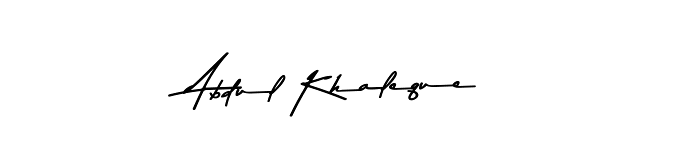 Make a beautiful signature design for name Abdul Khaleque. With this signature (Asem Kandis PERSONAL USE) style, you can create a handwritten signature for free. Abdul Khaleque signature style 9 images and pictures png