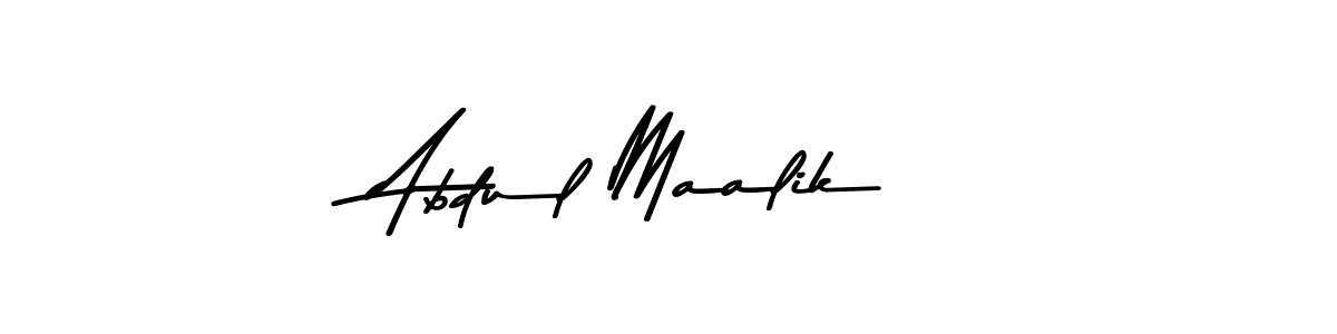 Make a beautiful signature design for name Abdul Maalik. With this signature (Asem Kandis PERSONAL USE) style, you can create a handwritten signature for free. Abdul Maalik signature style 9 images and pictures png