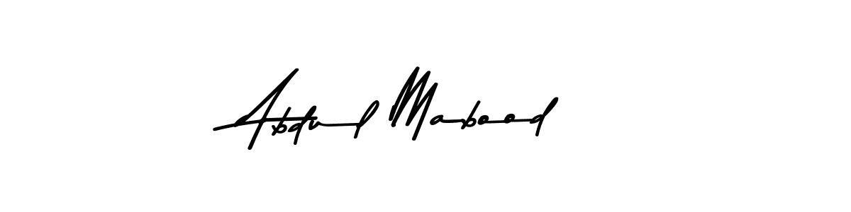 Design your own signature with our free online signature maker. With this signature software, you can create a handwritten (Asem Kandis PERSONAL USE) signature for name Abdul Mabood. Abdul Mabood signature style 9 images and pictures png