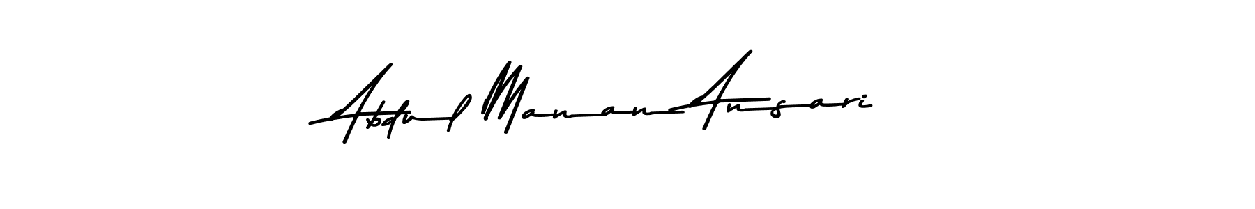 Abdul Manan Ansari stylish signature style. Best Handwritten Sign (Asem Kandis PERSONAL USE) for my name. Handwritten Signature Collection Ideas for my name Abdul Manan Ansari. Abdul Manan Ansari signature style 9 images and pictures png