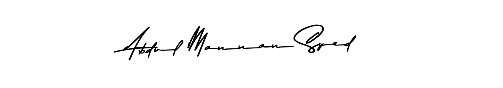 The best way (Asem Kandis PERSONAL USE) to make a short signature is to pick only two or three words in your name. The name Abdul Mannan Syed include a total of six letters. For converting this name. Abdul Mannan Syed signature style 9 images and pictures png