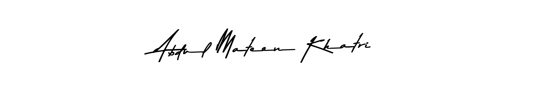 Create a beautiful signature design for name Abdul Mateen Khatri. With this signature (Asem Kandis PERSONAL USE) fonts, you can make a handwritten signature for free. Abdul Mateen Khatri signature style 9 images and pictures png