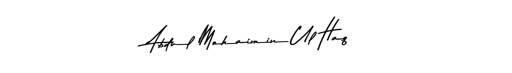 Similarly Asem Kandis PERSONAL USE is the best handwritten signature design. Signature creator online .You can use it as an online autograph creator for name Abdul Mohaimin Ul Haq. Abdul Mohaimin Ul Haq signature style 9 images and pictures png