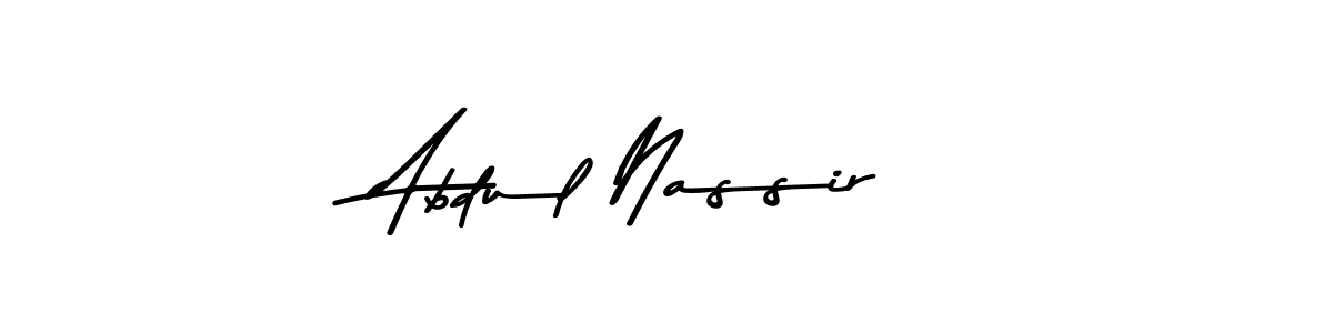 You can use this online signature creator to create a handwritten signature for the name Abdul Nassir. This is the best online autograph maker. Abdul Nassir signature style 9 images and pictures png