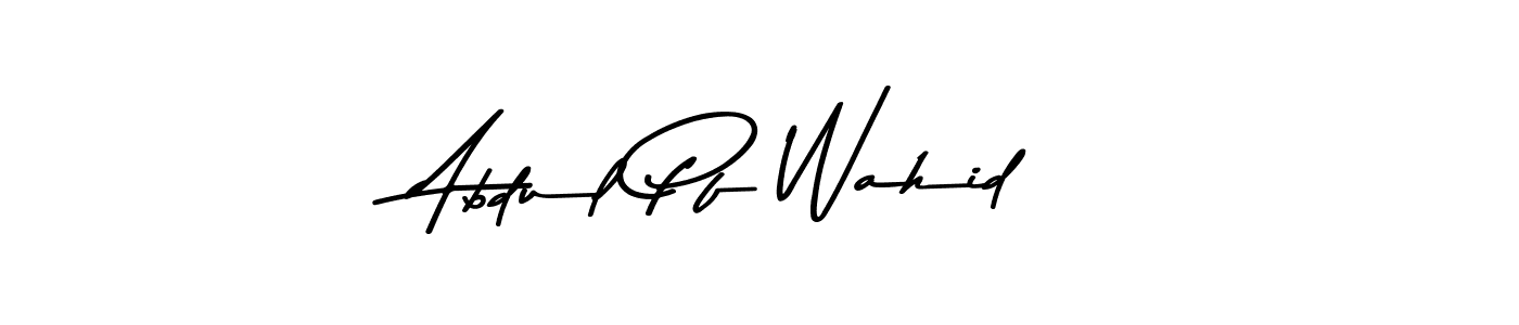 Make a beautiful signature design for name Abdul Pf Wahid. Use this online signature maker to create a handwritten signature for free. Abdul Pf Wahid signature style 9 images and pictures png