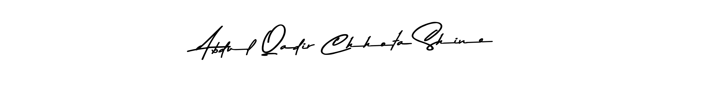 How to make Abdul Qadir Chhota Shine signature? Asem Kandis PERSONAL USE is a professional autograph style. Create handwritten signature for Abdul Qadir Chhota Shine name. Abdul Qadir Chhota Shine signature style 9 images and pictures png