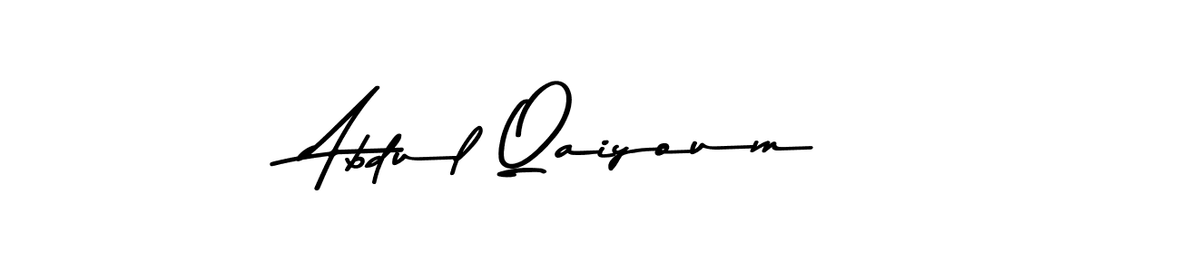 Make a beautiful signature design for name Abdul Qaiyoum. With this signature (Asem Kandis PERSONAL USE) style, you can create a handwritten signature for free. Abdul Qaiyoum signature style 9 images and pictures png