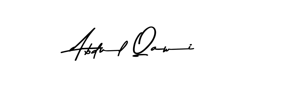 Make a beautiful signature design for name Abdul Qawi. With this signature (Asem Kandis PERSONAL USE) style, you can create a handwritten signature for free. Abdul Qawi signature style 9 images and pictures png