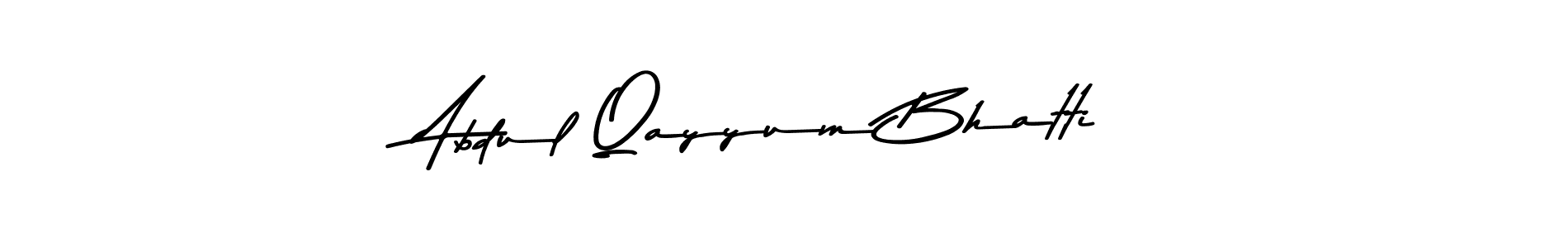 You can use this online signature creator to create a handwritten signature for the name Abdul Qayyum Bhatti. This is the best online autograph maker. Abdul Qayyum Bhatti signature style 9 images and pictures png