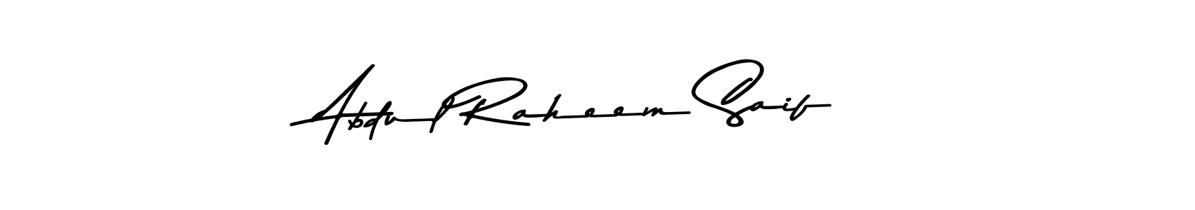 Make a short Abdul Raheem Saif signature style. Manage your documents anywhere anytime using Asem Kandis PERSONAL USE. Create and add eSignatures, submit forms, share and send files easily. Abdul Raheem Saif signature style 9 images and pictures png