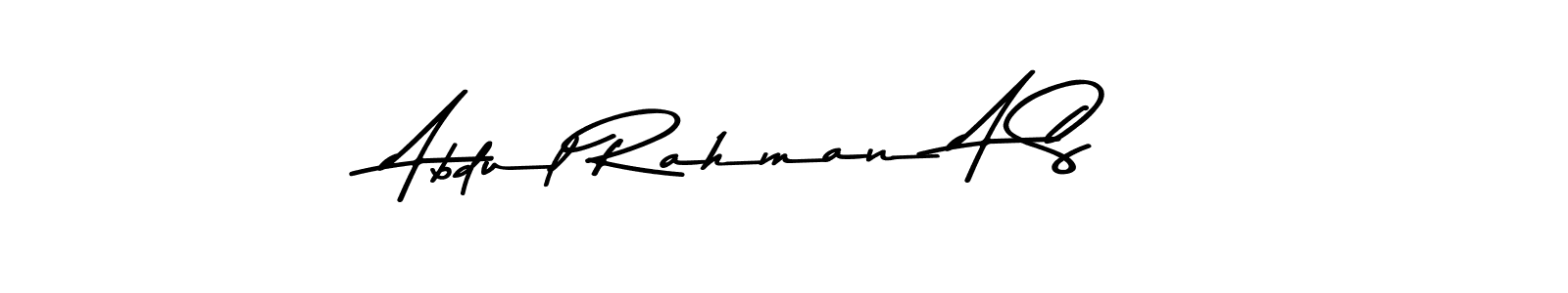 Make a beautiful signature design for name Abdul Rahman A S. Use this online signature maker to create a handwritten signature for free. Abdul Rahman A S signature style 9 images and pictures png