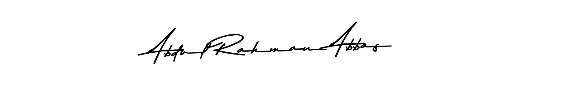 Make a beautiful signature design for name Abdul Rahman Abbas. With this signature (Asem Kandis PERSONAL USE) style, you can create a handwritten signature for free. Abdul Rahman Abbas signature style 9 images and pictures png