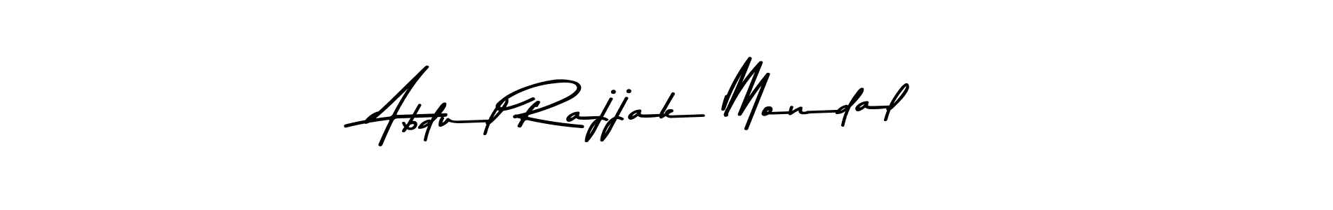 Use a signature maker to create a handwritten signature online. With this signature software, you can design (Asem Kandis PERSONAL USE) your own signature for name Abdul Rajjak Mondal. Abdul Rajjak Mondal signature style 9 images and pictures png