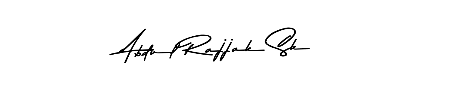 The best way (Asem Kandis PERSONAL USE) to make a short signature is to pick only two or three words in your name. The name Abdul Rajjak Sk include a total of six letters. For converting this name. Abdul Rajjak Sk signature style 9 images and pictures png