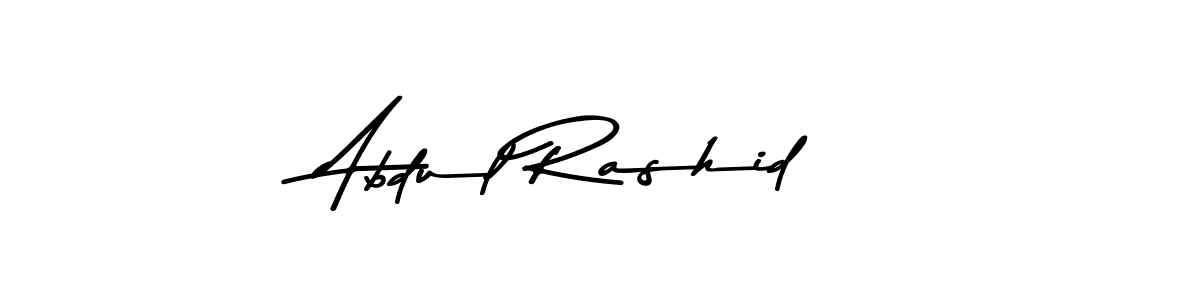 Design your own signature with our free online signature maker. With this signature software, you can create a handwritten (Asem Kandis PERSONAL USE) signature for name Abdul Rashid. Abdul Rashid signature style 9 images and pictures png