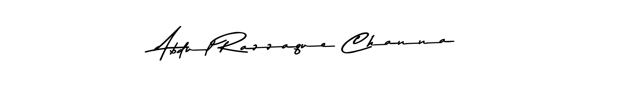 Use a signature maker to create a handwritten signature online. With this signature software, you can design (Asem Kandis PERSONAL USE) your own signature for name Abdul Razzaque Channa. Abdul Razzaque Channa signature style 9 images and pictures png