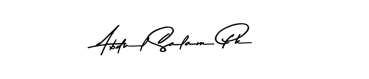 Make a beautiful signature design for name Abdul Salam Pk. Use this online signature maker to create a handwritten signature for free. Abdul Salam Pk signature style 9 images and pictures png