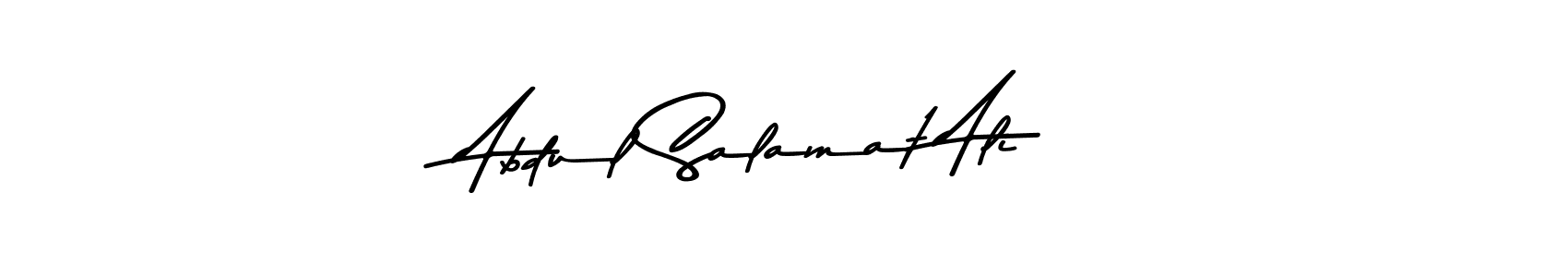 Abdul Salamat Ali stylish signature style. Best Handwritten Sign (Asem Kandis PERSONAL USE) for my name. Handwritten Signature Collection Ideas for my name Abdul Salamat Ali. Abdul Salamat Ali signature style 9 images and pictures png