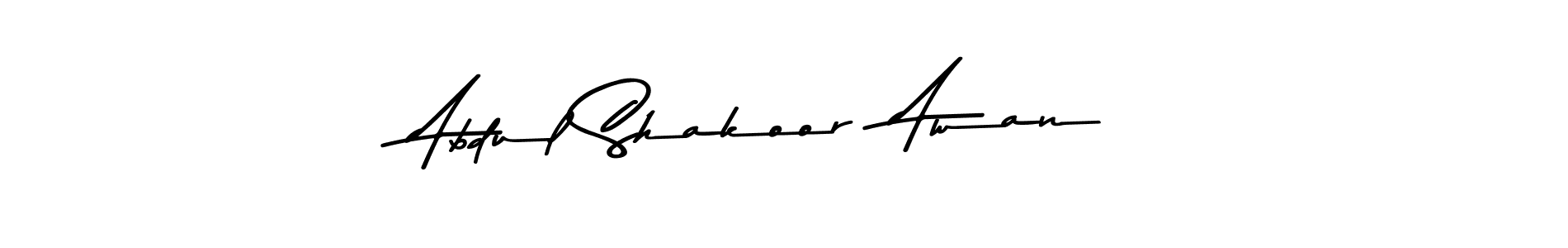 Design your own signature with our free online signature maker. With this signature software, you can create a handwritten (Asem Kandis PERSONAL USE) signature for name Abdul Shakoor  Awan. Abdul Shakoor  Awan signature style 9 images and pictures png