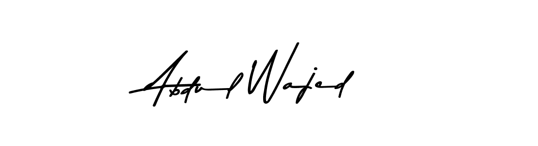 Design your own signature with our free online signature maker. With this signature software, you can create a handwritten (Asem Kandis PERSONAL USE) signature for name Abdul Wajed. Abdul Wajed signature style 9 images and pictures png