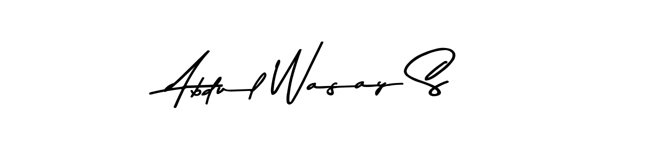 Also we have Abdul Wasay S name is the best signature style. Create professional handwritten signature collection using Asem Kandis PERSONAL USE autograph style. Abdul Wasay S signature style 9 images and pictures png
