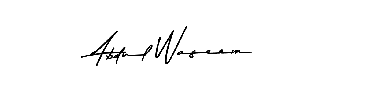 How to make Abdul Waseem signature? Asem Kandis PERSONAL USE is a professional autograph style. Create handwritten signature for Abdul Waseem name. Abdul Waseem signature style 9 images and pictures png