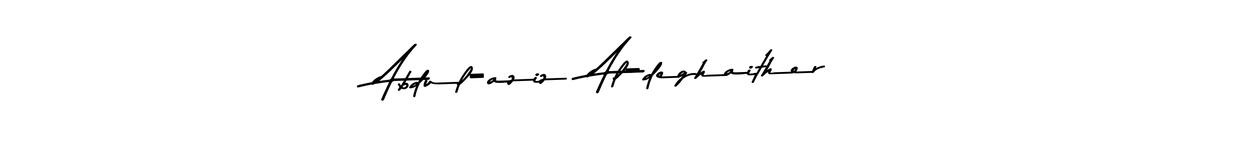 Use a signature maker to create a handwritten signature online. With this signature software, you can design (Asem Kandis PERSONAL USE) your own signature for name Abdul-aziz  Al-deghaither. Abdul-aziz  Al-deghaither signature style 9 images and pictures png