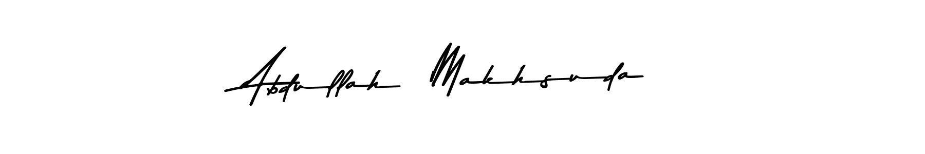 It looks lik you need a new signature style for name Abdullah  Makhsuda. Design unique handwritten (Asem Kandis PERSONAL USE) signature with our free signature maker in just a few clicks. Abdullah  Makhsuda signature style 9 images and pictures png