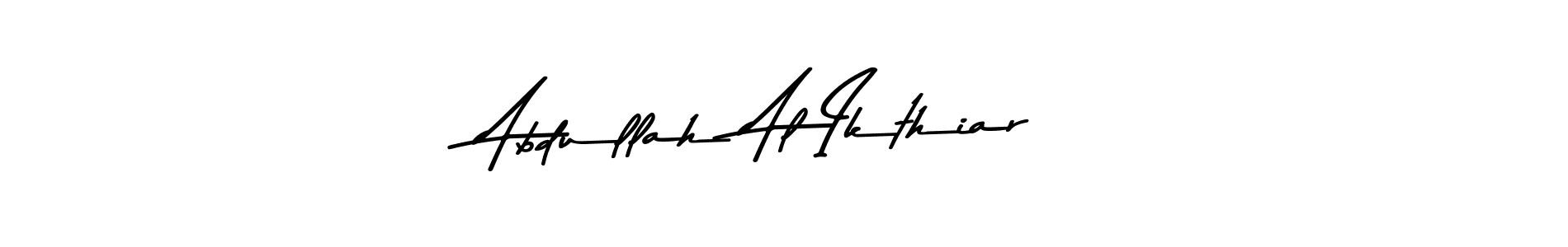 if you are searching for the best signature style for your name Abdullah Al Ikthiar. so please give up your signature search. here we have designed multiple signature styles  using Asem Kandis PERSONAL USE. Abdullah Al Ikthiar signature style 9 images and pictures png