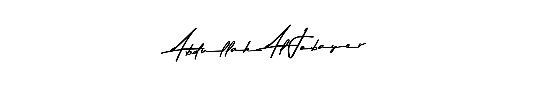 The best way (Asem Kandis PERSONAL USE) to make a short signature is to pick only two or three words in your name. The name Abdullah Al Jobayer include a total of six letters. For converting this name. Abdullah Al Jobayer signature style 9 images and pictures png