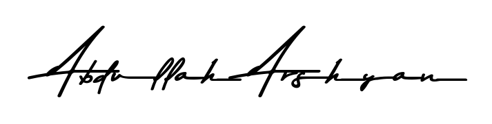 Use a signature maker to create a handwritten signature online. With this signature software, you can design (Asem Kandis PERSONAL USE) your own signature for name Abdullah Arshyan. Abdullah Arshyan signature style 9 images and pictures png