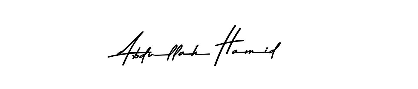 Use a signature maker to create a handwritten signature online. With this signature software, you can design (Asem Kandis PERSONAL USE) your own signature for name Abdullah Hamid. Abdullah Hamid signature style 9 images and pictures png