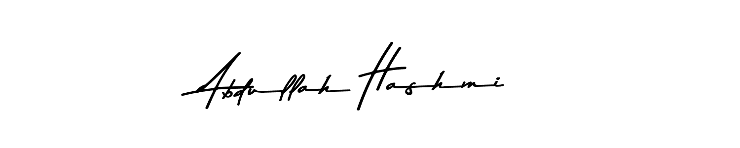 Make a beautiful signature design for name Abdullah Hashmi. With this signature (Asem Kandis PERSONAL USE) style, you can create a handwritten signature for free. Abdullah Hashmi signature style 9 images and pictures png