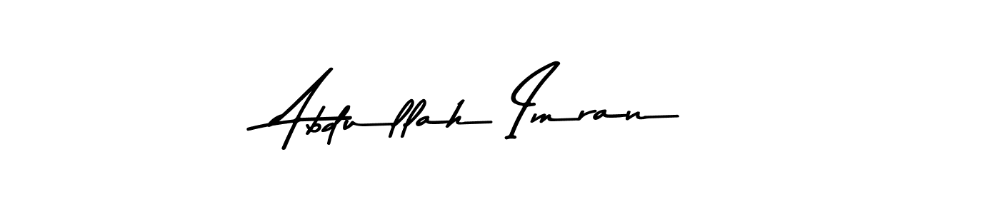 Also You can easily find your signature by using the search form. We will create Abdullah Imran name handwritten signature images for you free of cost using Asem Kandis PERSONAL USE sign style. Abdullah Imran signature style 9 images and pictures png