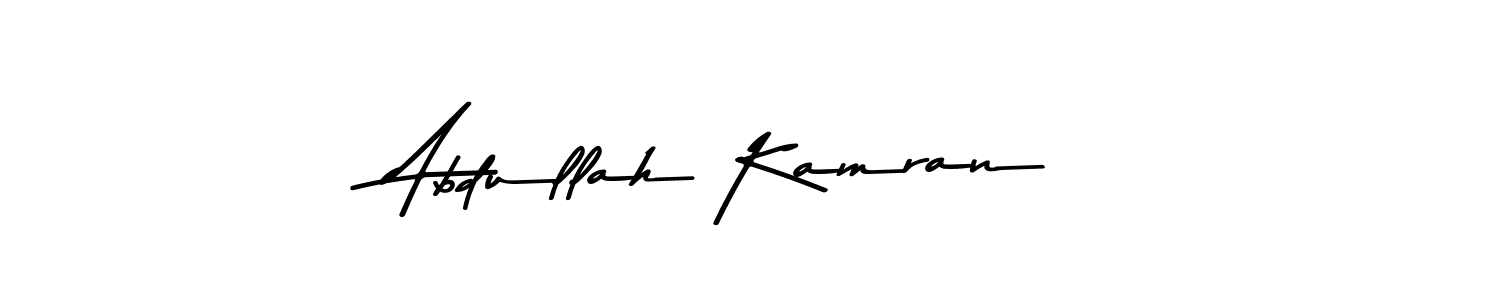 Make a beautiful signature design for name Abdullah Kamran. Use this online signature maker to create a handwritten signature for free. Abdullah Kamran signature style 9 images and pictures png