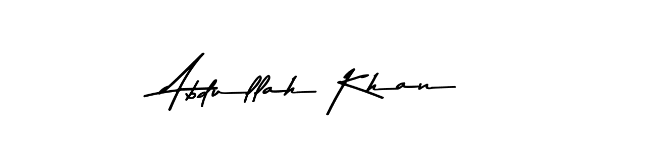 Make a beautiful signature design for name Abdullah Khan. With this signature (Asem Kandis PERSONAL USE) style, you can create a handwritten signature for free. Abdullah Khan signature style 9 images and pictures png