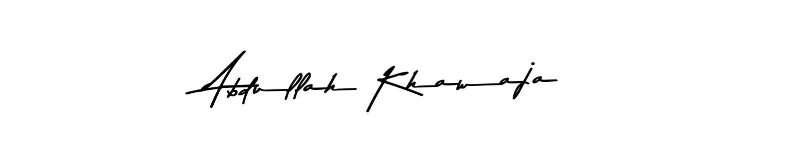 The best way (Asem Kandis PERSONAL USE) to make a short signature is to pick only two or three words in your name. The name Abdullah Khawaja include a total of six letters. For converting this name. Abdullah Khawaja signature style 9 images and pictures png