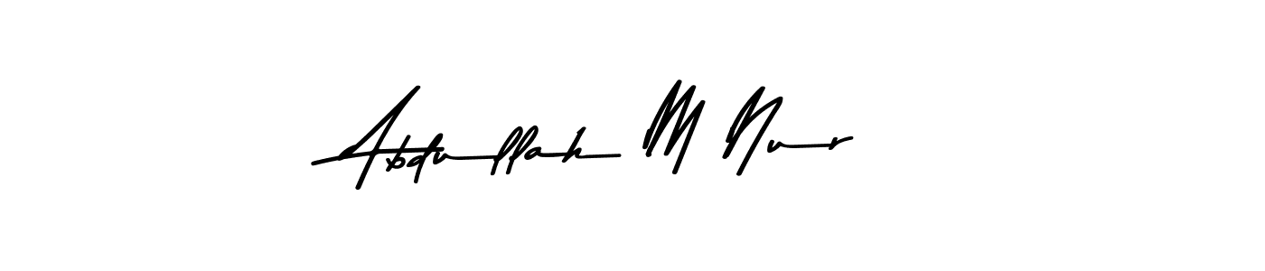 It looks lik you need a new signature style for name Abdullah M Nur. Design unique handwritten (Asem Kandis PERSONAL USE) signature with our free signature maker in just a few clicks. Abdullah M Nur signature style 9 images and pictures png