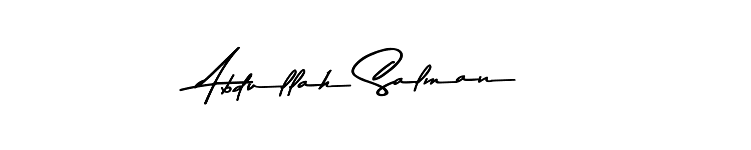 Similarly Asem Kandis PERSONAL USE is the best handwritten signature design. Signature creator online .You can use it as an online autograph creator for name Abdullah Salman. Abdullah Salman signature style 9 images and pictures png