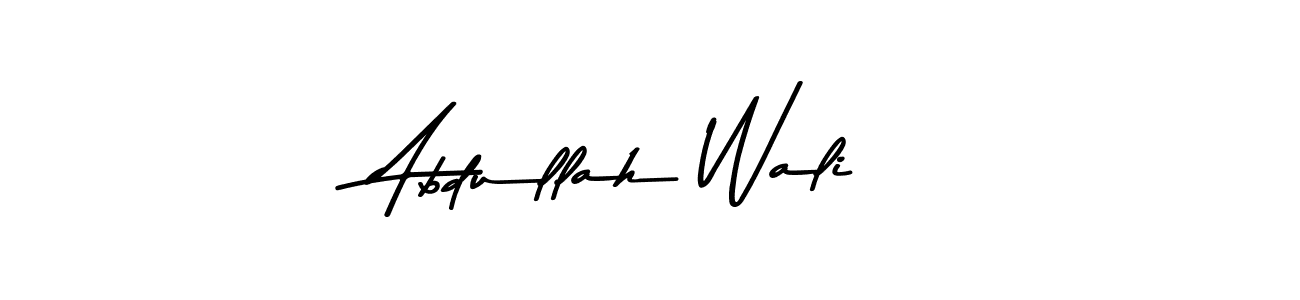 Here are the top 10 professional signature styles for the name Abdullah Wali. These are the best autograph styles you can use for your name. Abdullah Wali signature style 9 images and pictures png