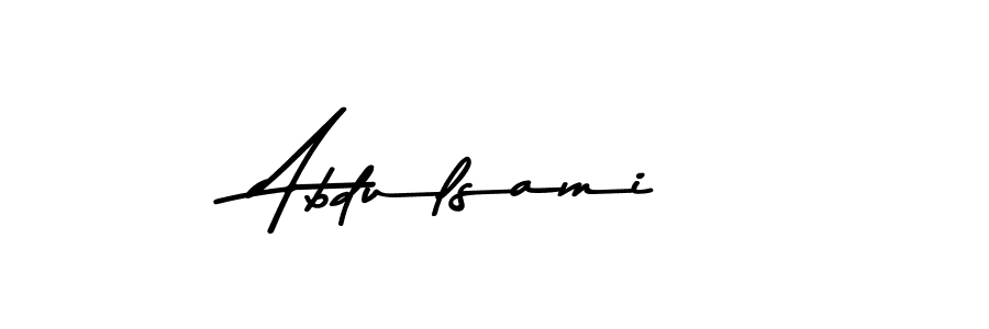 Design your own signature with our free online signature maker. With this signature software, you can create a handwritten (Asem Kandis PERSONAL USE) signature for name Abdulsami. Abdulsami signature style 9 images and pictures png