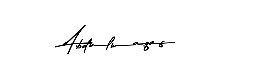 Use a signature maker to create a handwritten signature online. With this signature software, you can design (Asem Kandis PERSONAL USE) your own signature for name Abdulwaqas. Abdulwaqas signature style 9 images and pictures png