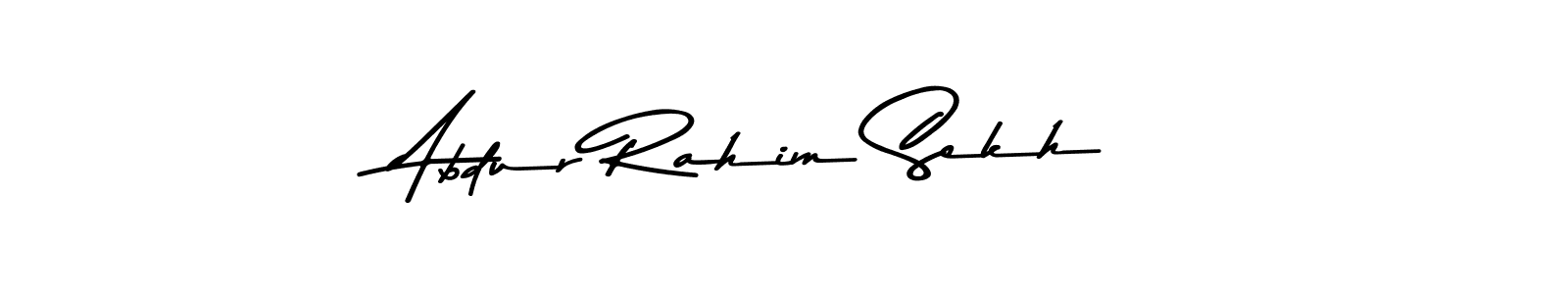 The best way (Asem Kandis PERSONAL USE) to make a short signature is to pick only two or three words in your name. The name Abdur Rahim Sekh include a total of six letters. For converting this name. Abdur Rahim Sekh signature style 9 images and pictures png