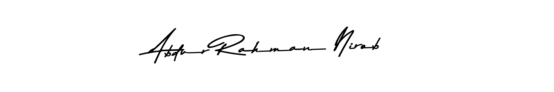 Make a short Abdur Rahman Nirob signature style. Manage your documents anywhere anytime using Asem Kandis PERSONAL USE. Create and add eSignatures, submit forms, share and send files easily. Abdur Rahman Nirob signature style 9 images and pictures png