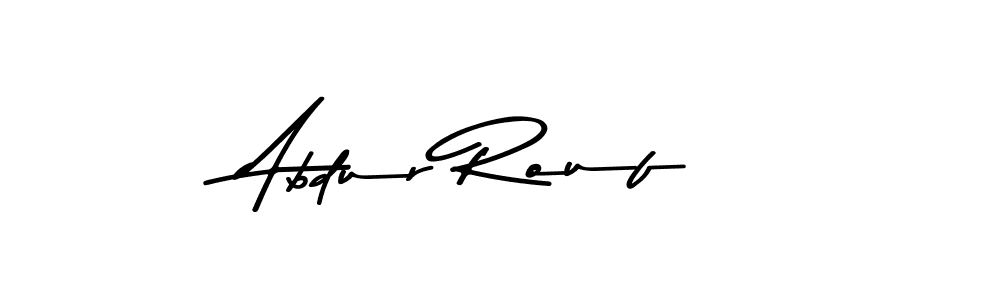 Make a short Abdur Rouf signature style. Manage your documents anywhere anytime using Asem Kandis PERSONAL USE. Create and add eSignatures, submit forms, share and send files easily. Abdur Rouf signature style 9 images and pictures png