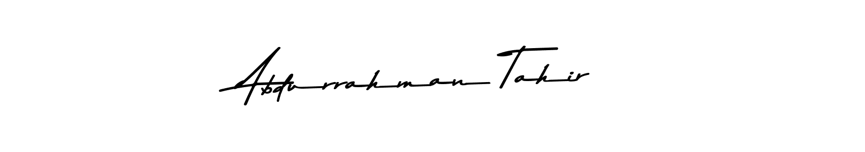 Design your own signature with our free online signature maker. With this signature software, you can create a handwritten (Asem Kandis PERSONAL USE) signature for name Abdurrahman Tahir. Abdurrahman Tahir signature style 9 images and pictures png